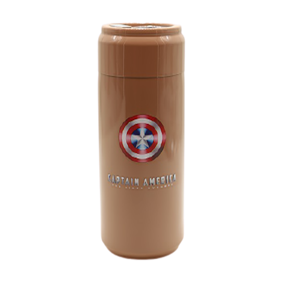 Captain America Colored Thermal Stainless Mug - 350ml - No:50115