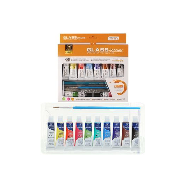 Yipinxuan Glass colours - 10 Colors