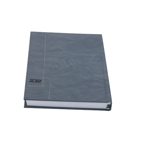 Classic Premium Leather Diary Calendar White paper 2022 - B5