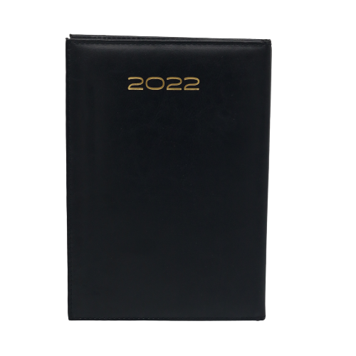 Classic Premium Leather Diary Calendar White paper 2022 - B5