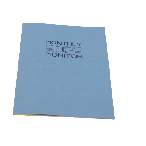 تقويم شهري كلاسيكي من الورق الكريمي لعام 2022 - مقاس B5