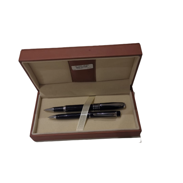 Pack of 2 Office Luxury metal pen - Black