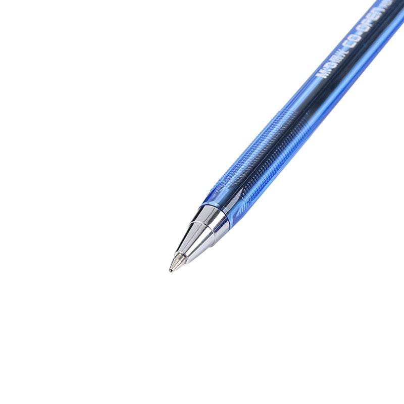 M&G Chenguang CO-OPEN Ballpoint Pen 0.7mm – Capped Fine Point Writing Pen – Black, Blue, Red or Green Ink – 1 pcs - No: ABP64774