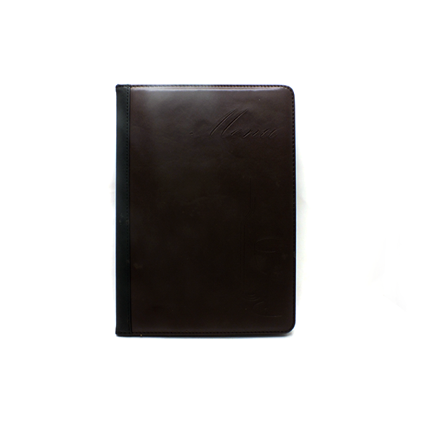 Leather cover for menu - B5