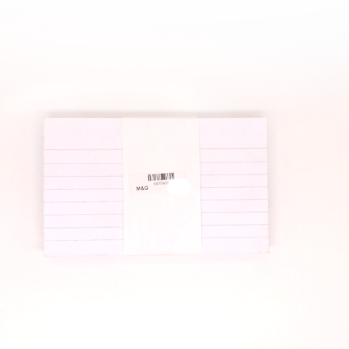 Pack of Lined Paper Size 7.5*12.5CM