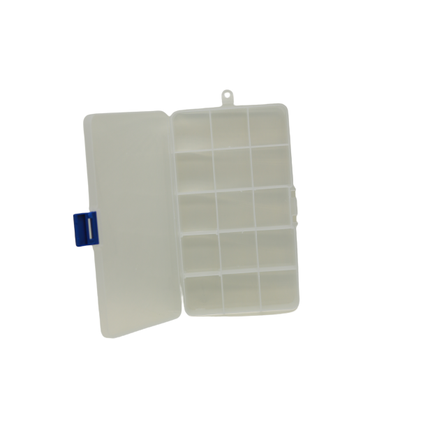 Transparent Rectangular Palette with 15 Squared Eyes