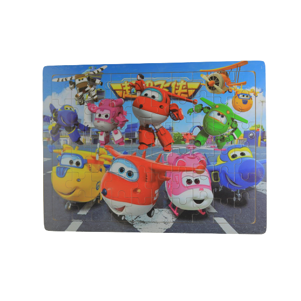 أحجية خشبية لمحاكاة الطائرات - 20×27 سم - رقم: JD-349