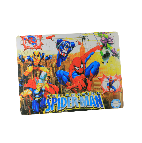 أحجية خشبية لمحاكاة سبايدرمان - 20×27 سم - رقم: JD-349