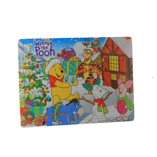 أحجية خشبية محاكاة لشخصية ويني ذا بوه - 20×27 سم - رقم: JD-286