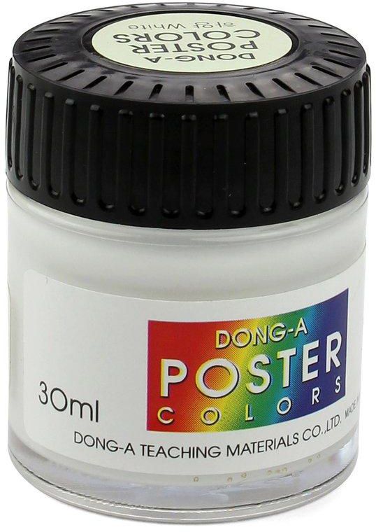 ألوان ملصقات دونغ-آ، أبيض، 30 مل