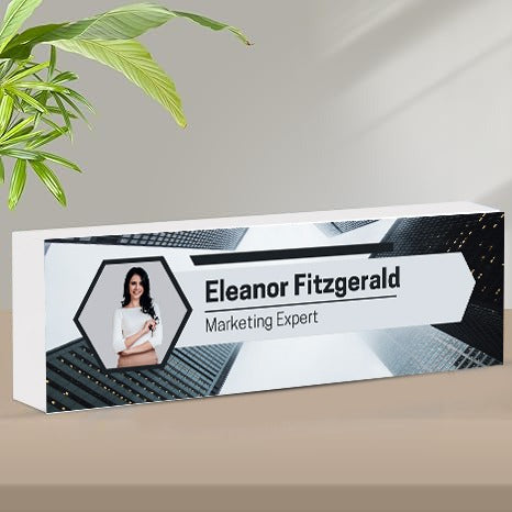 Artblox Acrylic Office Desk Name Plate Personalized