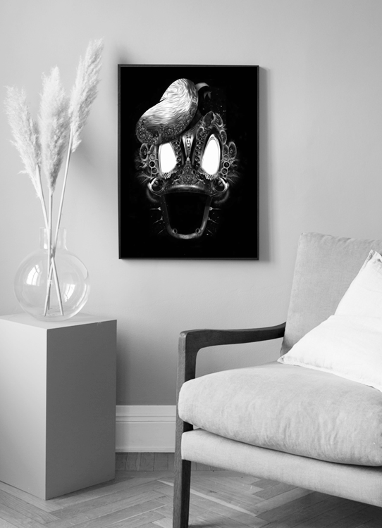 إطار بطة دونالد السوداء