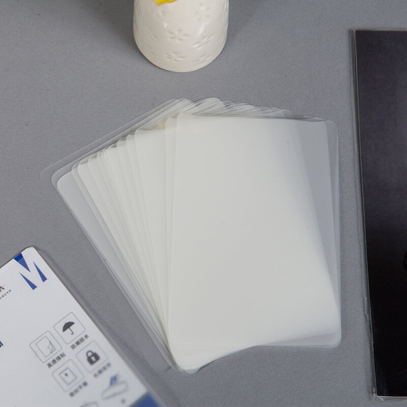 M&G Chenguang transparent high-definition plastic film 100 sheets - 65*95mm - No:ASC99396