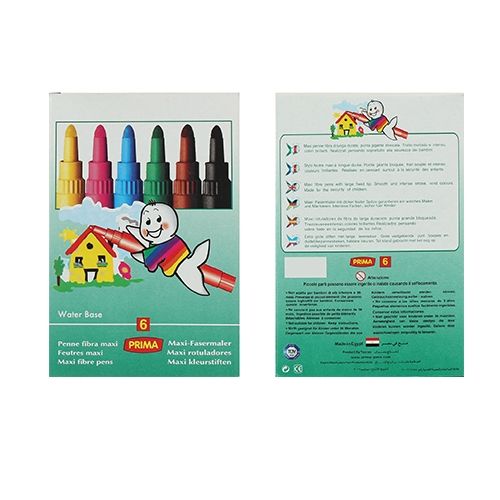 عبوة بريما من 6 ألوان ماكس