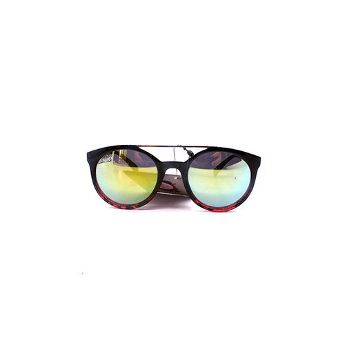 نظارات شمسية دائرية حمراء داكنة للجنسين IFS16-90-31