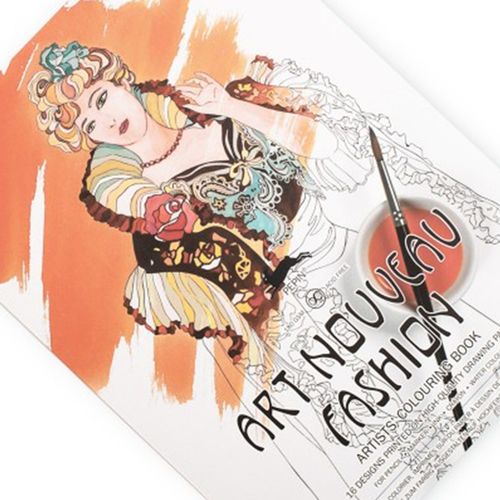 كتاب تلوين فني - أزياء فن الآرت نوفو