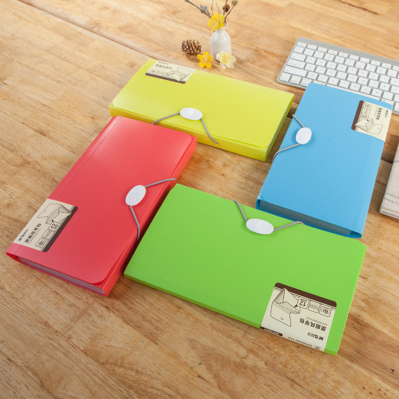 M&G Chenguang bill organ bag 12 grid B6 large color random No:AWT92057