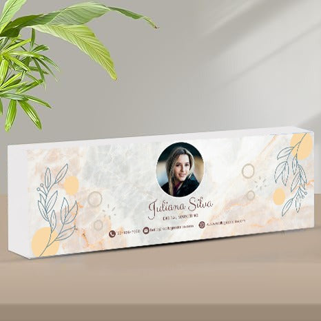 Artblox Acrylic Office Desk Name Plate Personalized