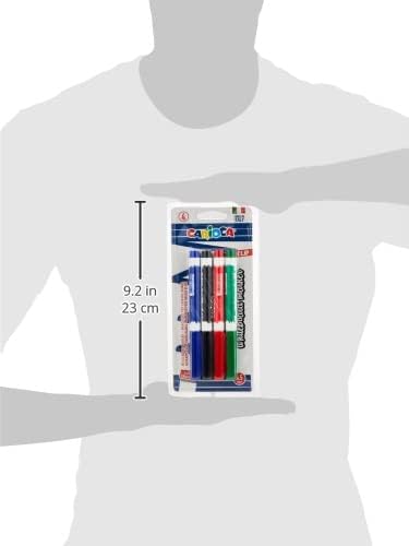 Carioca Set of 4 whiteboard marker - multi color - No:42878