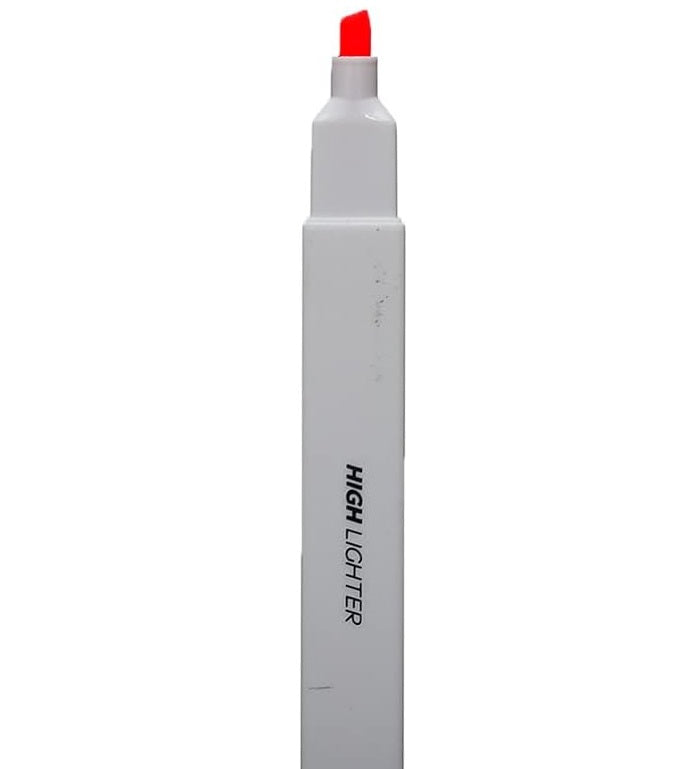 M&G Chenguang Highlighter Pen Ultra Simple Pastel Neon - No:AHMU1602 - Pink