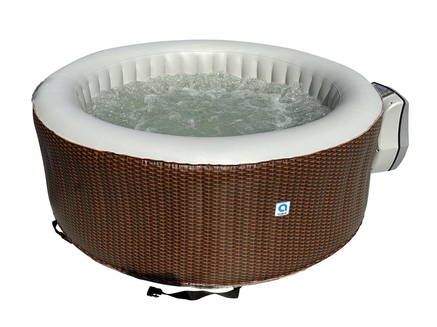حوض استحمام ساخن قابل للنفخ من جيلونج أفينلي نايس سبا، مناسب لأربعة أشخاص، مزود بخاصية التدليك، قطر 175 سم × 70 سم - 17283EUV31