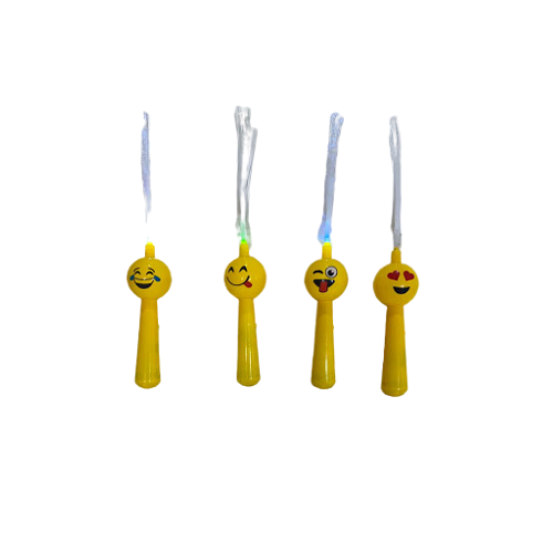 عصا بصرية من الألياف على شكل وجه مبتسم رقم 509 - قطعة واحدة