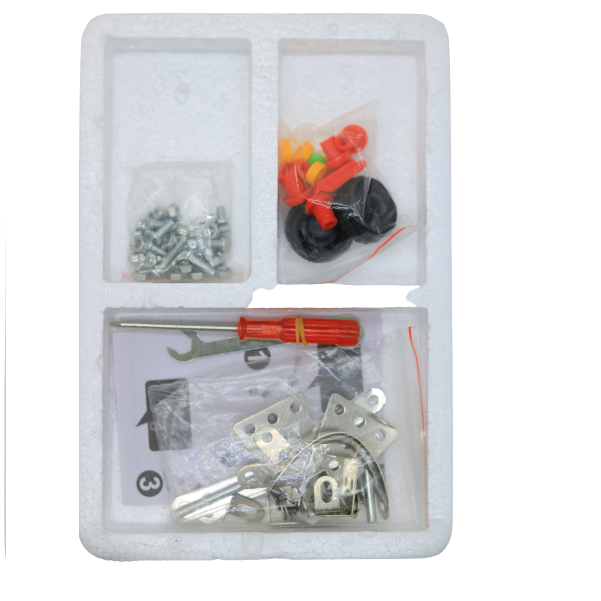 مجموعة بناء معدنية من هينغ تشنغ توي، 18 قطعة، للأطفال من عمر 6 سنوات فما فوق - رقم: 002