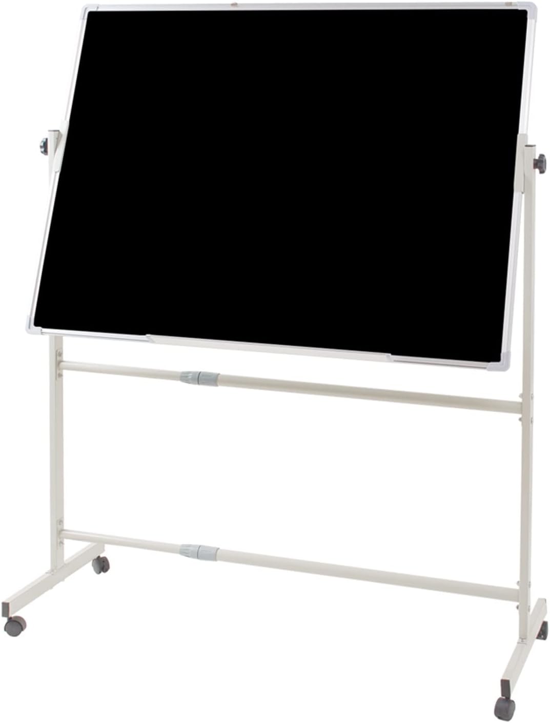 M&G Chenguang H Type Dry Erase Whiteboard with Stand - Magnetic White & Chalk Board - Size: 100cm X 150cm - No:ADB983AH