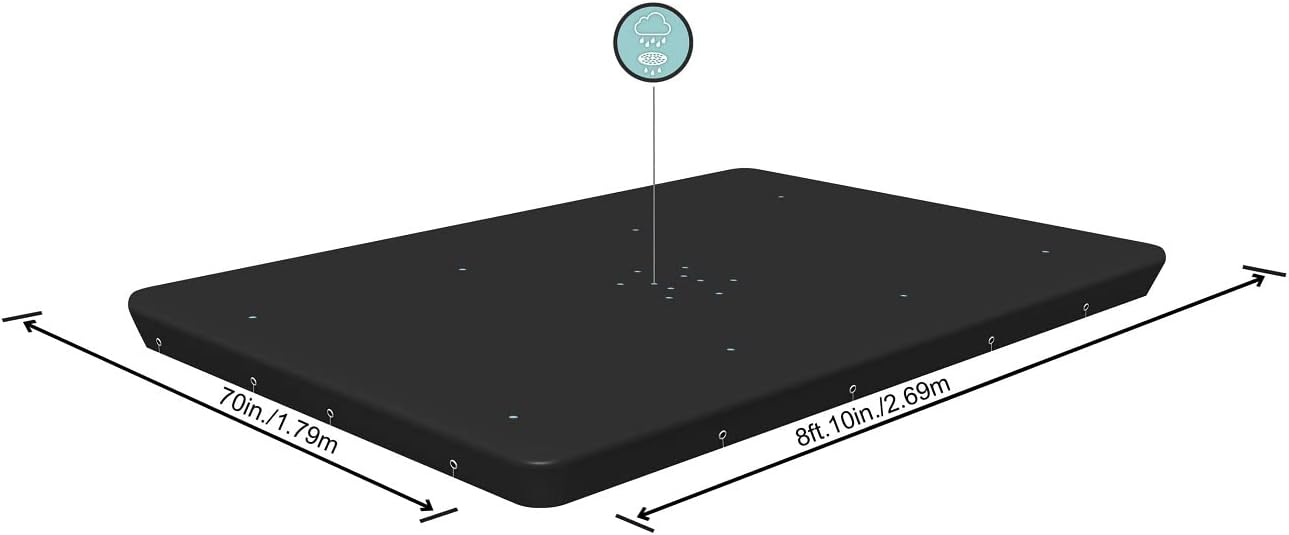 BESTWAY POOL COVER Cm. 282 x 196 H 84 - No:58442