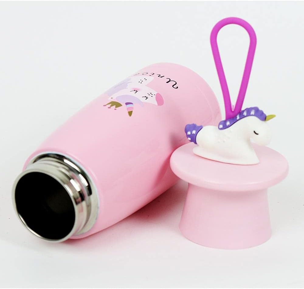 Unicorn Thermal Mug - 350 Ml - White / Pink