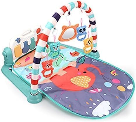 Baby Play Mat, Fun Piano Tummy Time Activity with 5 Educational Sensory Toys - No:8006