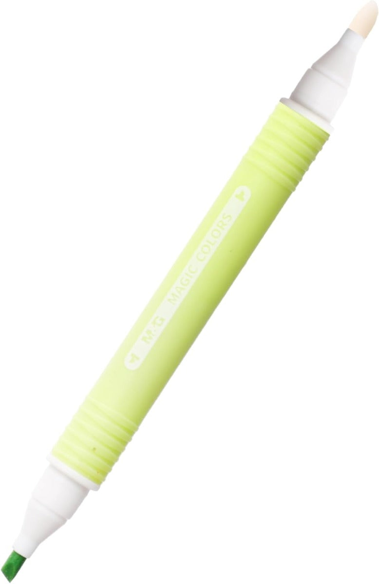 M&G Chenguang erasable Highlighter Set, 6 Vibrant Colors, Chisel Tip for Precise Highlighting - No:AHM25871