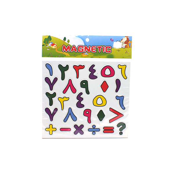 Letters and numbers sticker