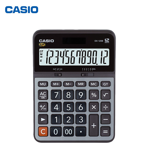 Casio Electronic Calculator 12-Digit EXTRA LARGE LCD Twin Power