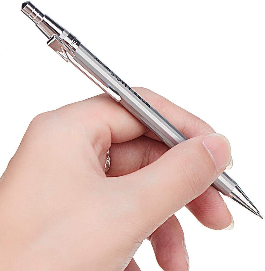 قلم رصاص ميكانيكي أوتوماتيكي من إم آند جي تشنغوانغ، مصنوع من المعدن والحديد، بسماكة 0.7 مم - رقم الموديل: MP1001