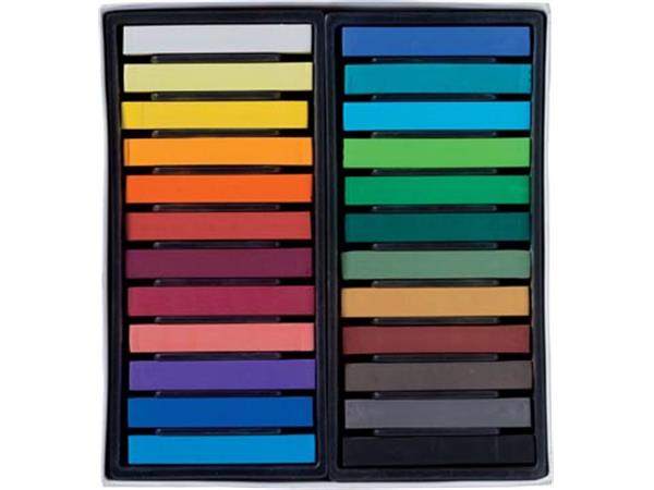 Art Creation Soft Pastels 24 Pieces In Assorted Colors-No:9029024