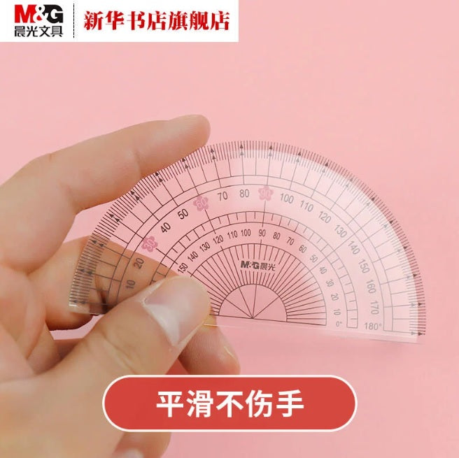 M&G Chenguang Cherry Blossom Rain Series 15cm Acrylic Ruler - No:ARL960N2