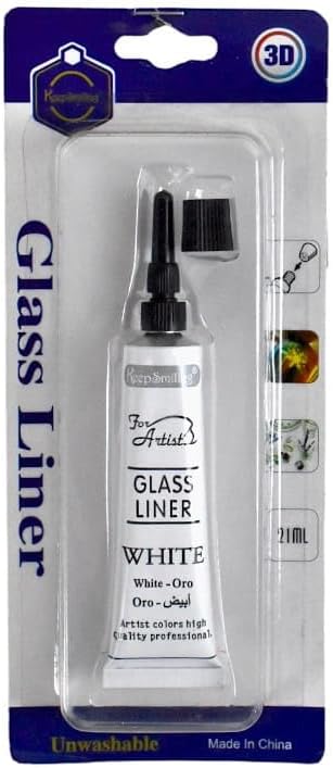 Keep smiling White Glass Liner Relief Tube, Durable, Chemical Resistant, Safe, Recyclable - No:7921