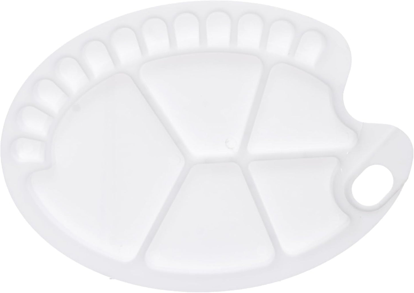 لوحة بلاستيكية بيضاوية كبيرة