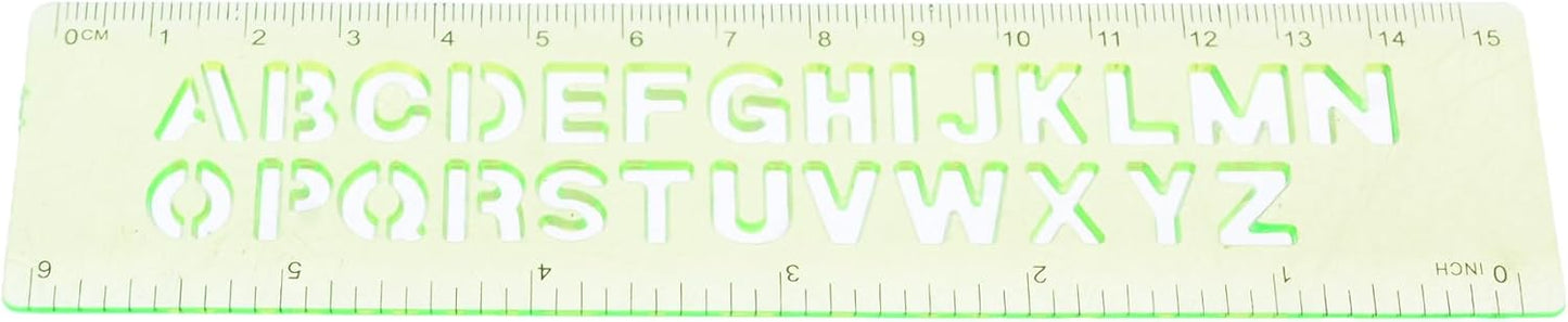 Electronics Stencil, 2 Pieces, Symbols And Letters