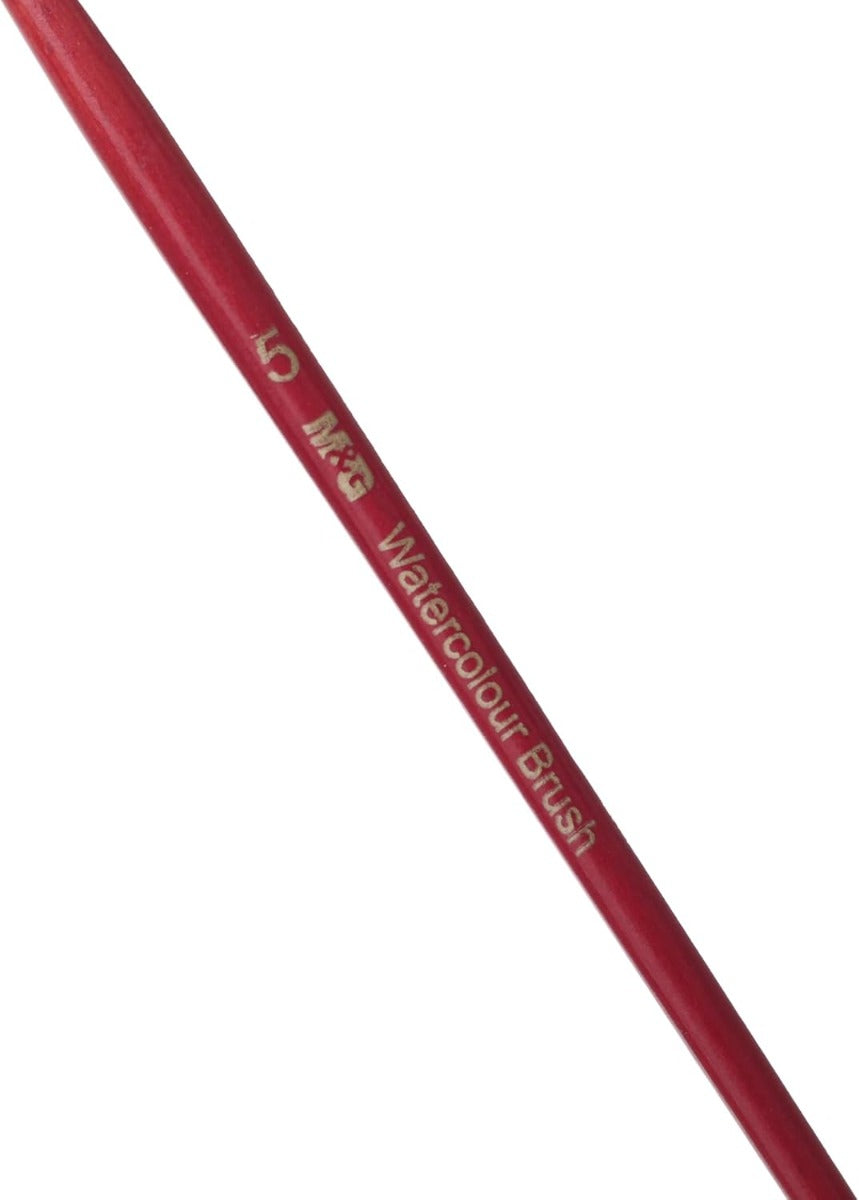 فرشاة ألوان مائية دائرية ناعمة من إم آند جي تشنغوانغ، للرسم الفني الراقي، شعيرات صناعية، المقاس: 5 - رقم المنتج: ABH978D2E