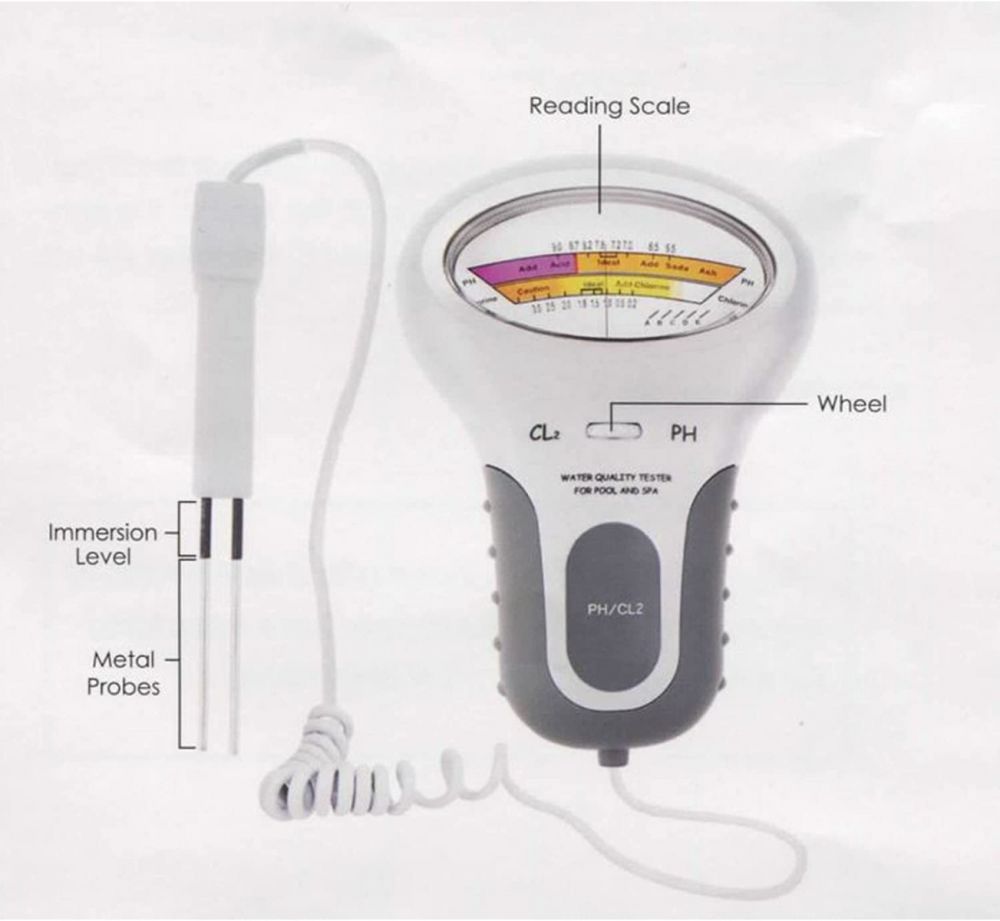 Jilong Avenli Electronic Tester, water for pools, 22.4x9.2x4.6 cm - No:290493