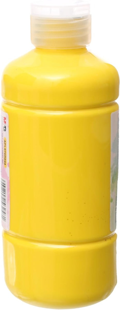 ألوان غواش M&G Chenguang للرسم على الملصقات، 500 مل، ألوان جريئة للأعمال الفنية كبيرة الحجم - أصفر - رقم المنتج: APL976R044