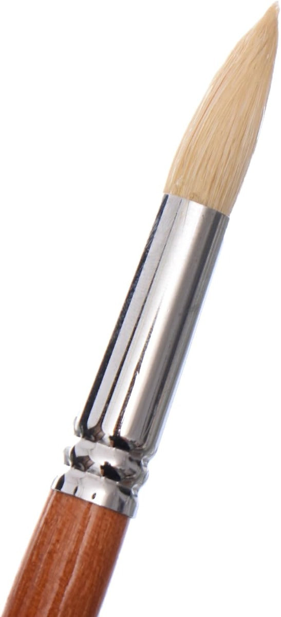 Keep Smilling Set Of 7 Pieces Of Round Bristle Paint Brush - NO: 6105R M100