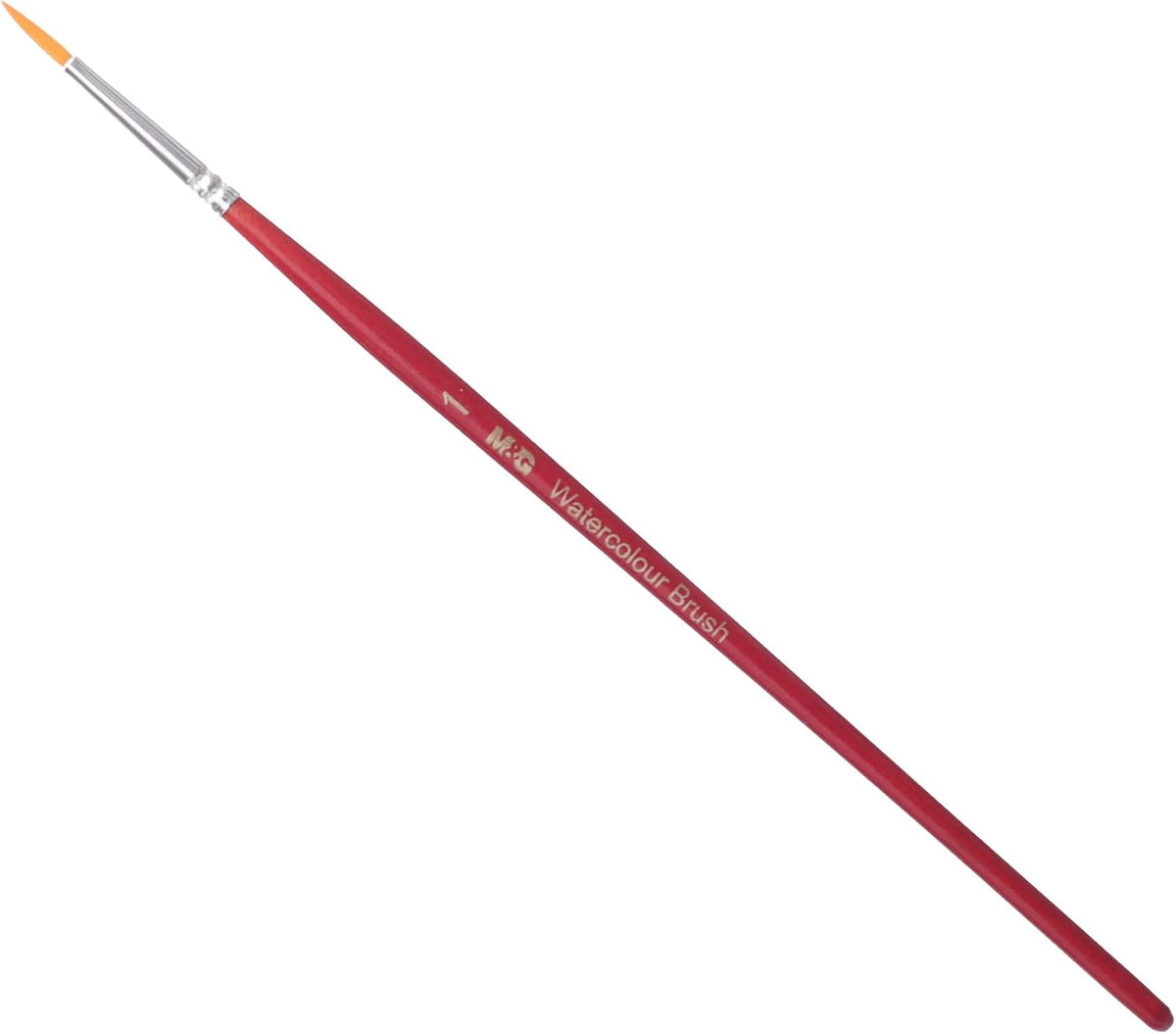 M&G Chenguang Watercolor Round Brush, Precise Art Painting, Synthetic Bristles, Size: 1 - No: ABH978D2ِ
