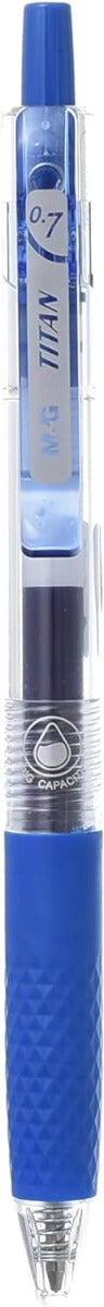 M&G Chenguang Gel Pen TITAN Blue 0.7mm No: AGPJ9074