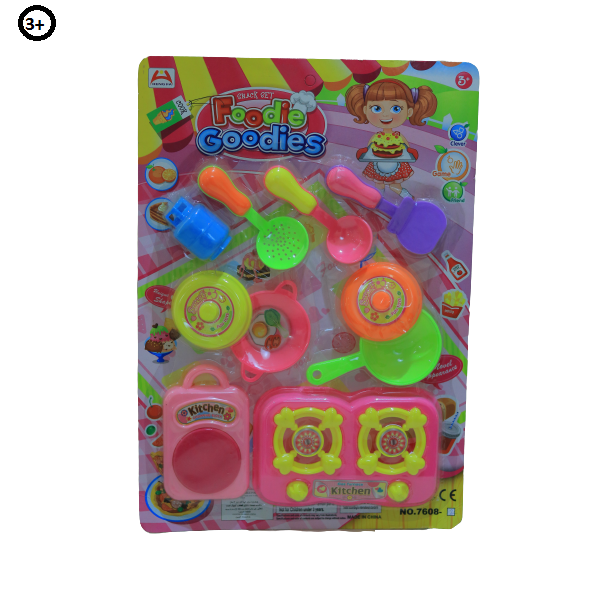مجموعة ألعاب مطبخ هينغ فا فودي غوديز للبنات رقم: 7608-2