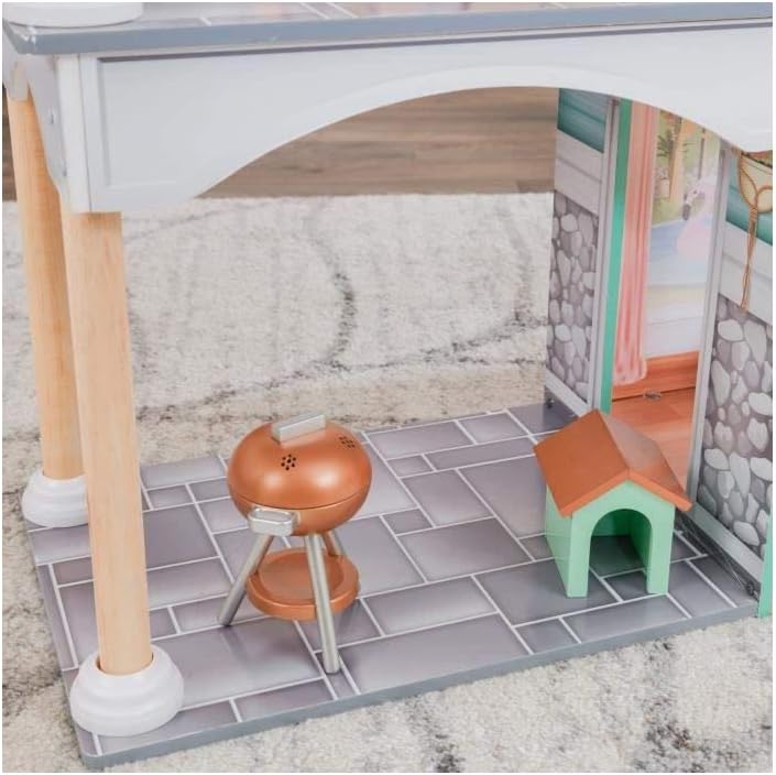 Kidkraft Dahlia Mansion Wooden Dollhouse For 12-Inch Dolls - No:65987