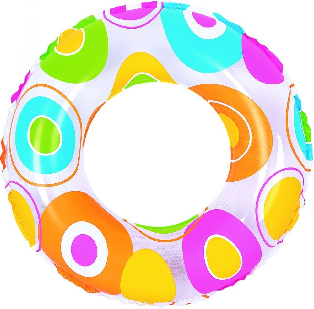 Jilong Colorful Swim ring Printed Inflatable Swimming Ring 60cm - No:47220