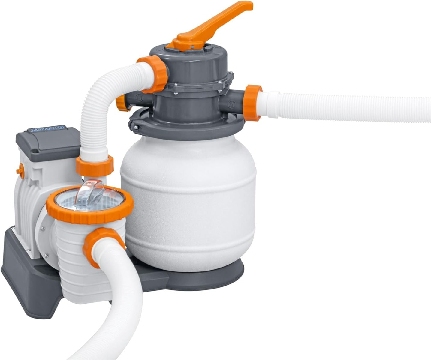 مجموعة حمام سباحة مستطيل من الفولاذ المقاوم للصدأ من بيست واي، يُركب فوق الأرض، أبعاده 549×274×132 سم - رقم: 5619Q